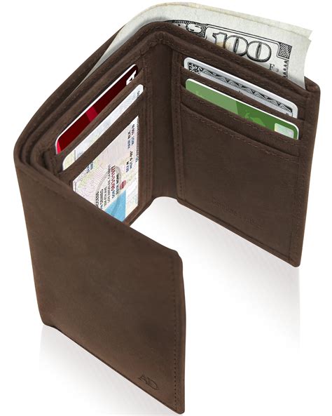 tri fold wallets for men